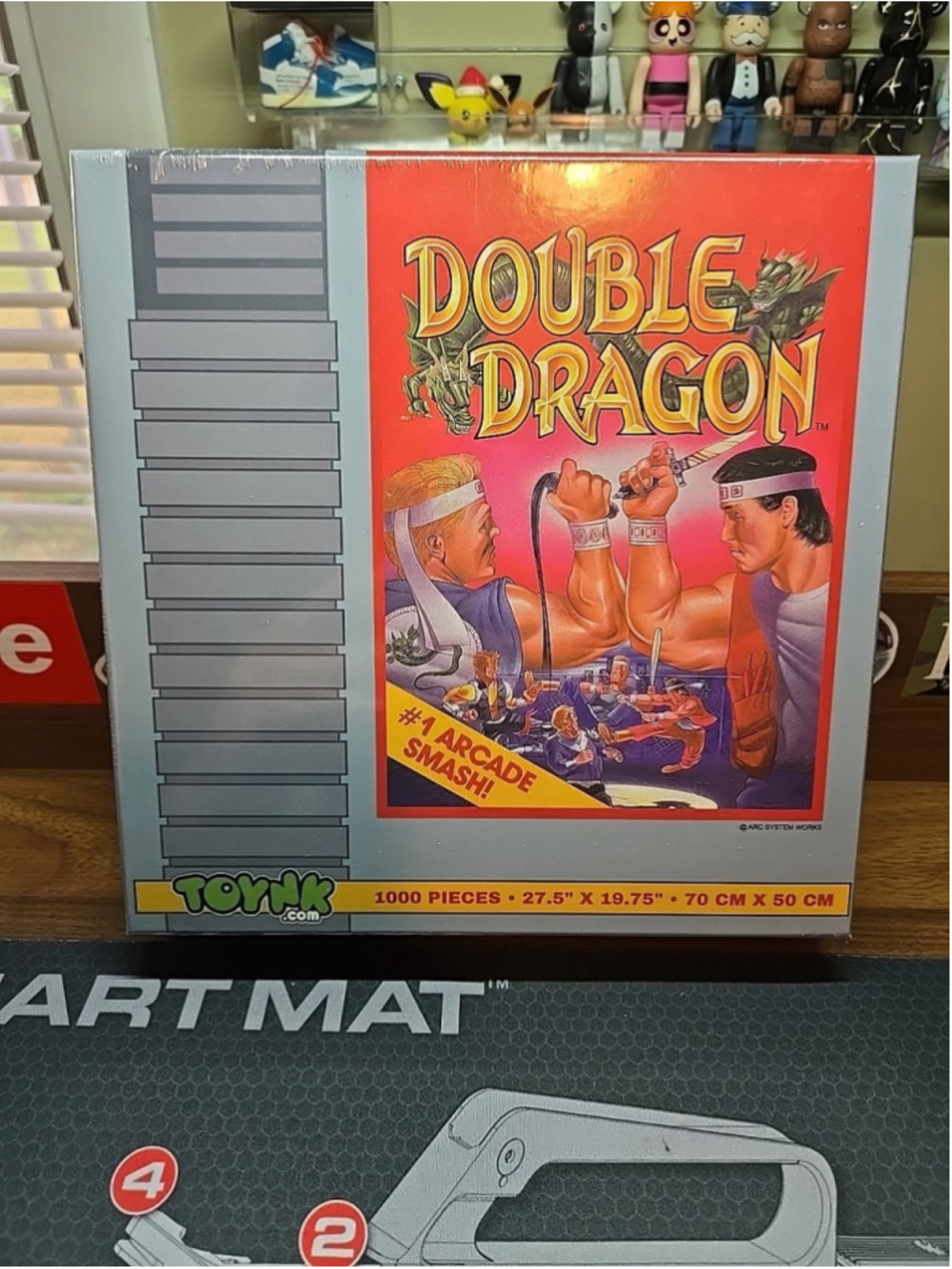Double Dragon NES Cartridge 1000 Piece Jigsaw Puzzle Toynk Exclusive